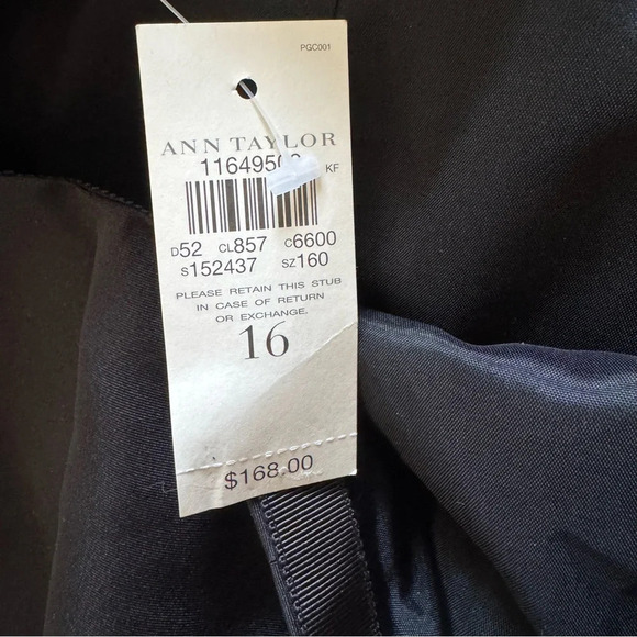 Ann Taylor long black mermaid full skirt tulle maxi formal skirt 16 new - Picture 2 of 6